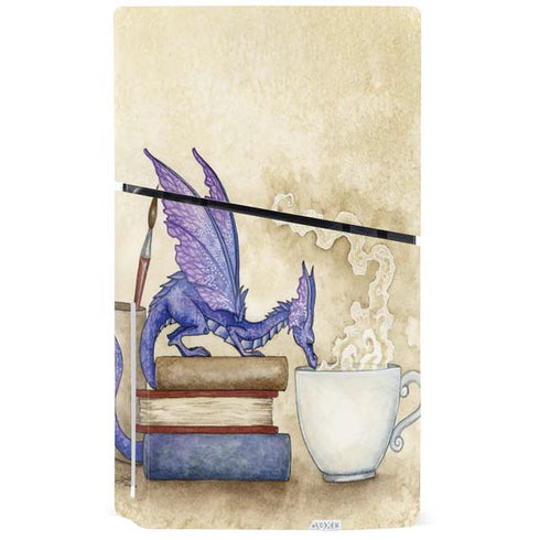 Whats in Here Coffee Dragon by Amy Brown PS5 Slim Disk Bundle Skin