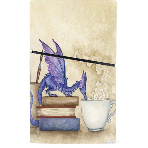 Whats in Here Coffee Dragon by Amy Brown PS5 Slim Digital Edition Bundle Skin