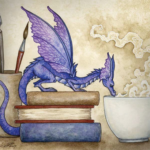 Amy Brown Whats in Here Coffee Dragon Surface Book 2 15in Skin