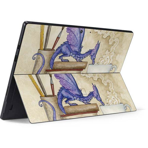 Amy Brown Whats in Here Coffee Dragon Surface Pro 7 Skin