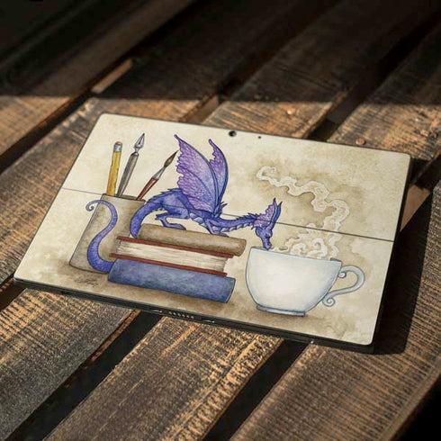 Amy Brown Whats in Here Coffee Dragon Surface Pro 7 Skin