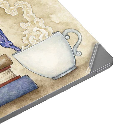 Amy Brown Whats in Here Coffee Dragon Universal Laptop 17in (13.8 x 10in) Skin