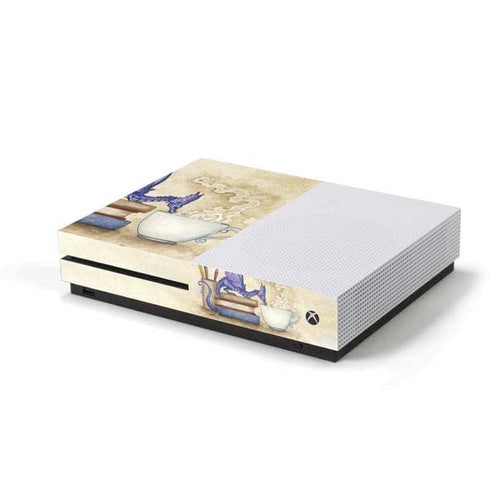 Amy Brown Whats in Here Coffee Dragon Xbox One S Console Skin