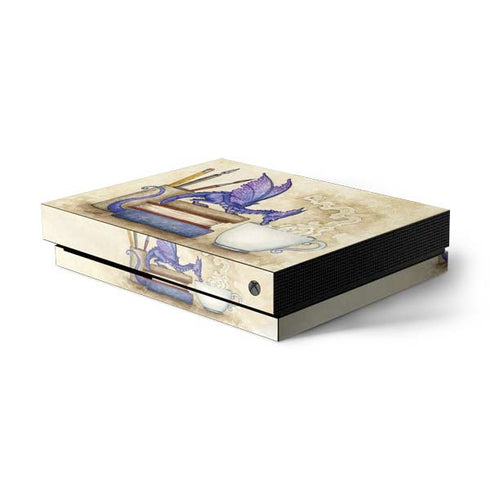 Amy Brown Whats in Here Coffee Dragon Xbox One X Console Skin