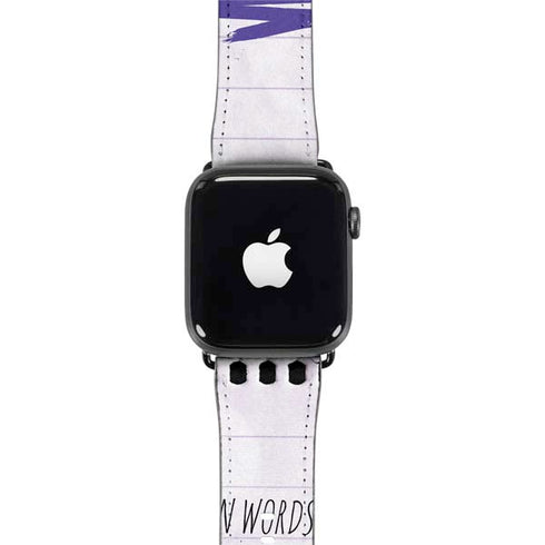 When Words Fail Music Speaks Apple Watch Band 38-40mm