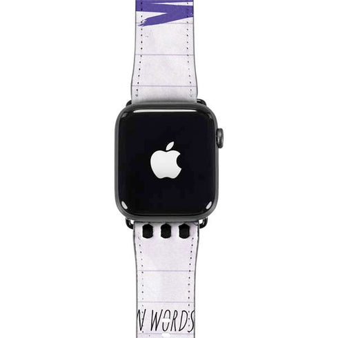 When Words Fail Music Speaks Apple Watch Band 42-44mm