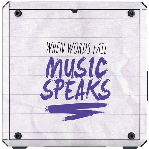 When Words Fail Music Speaks Cooler Master MasterBox Q300L Mini Tower Skin