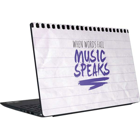 When Words Fail Music Speaks Dell Vostro Skin