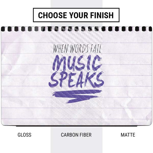 When Words Fail Music Speaks Dell Vostro Skin