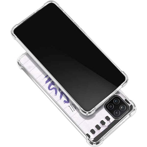 When Words Fail Music Speaks Galaxy A12 Clear Case