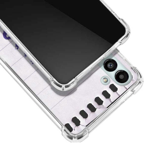 When Words Fail Music Speaks Galaxy A13 5G Clear Case