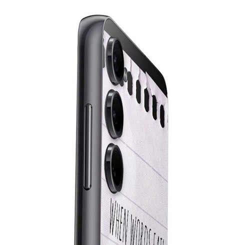 When Words Fail Music Speaks Galaxy A14 5G Skin