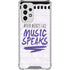 When Words Fail Music Speaks Galaxy A33 5G Clear Case