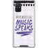 When Words Fail Music Speaks Galaxy A51 5G Clear Case