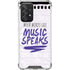 When Words Fail Music Speaks Galaxy A52 5G Clear Case