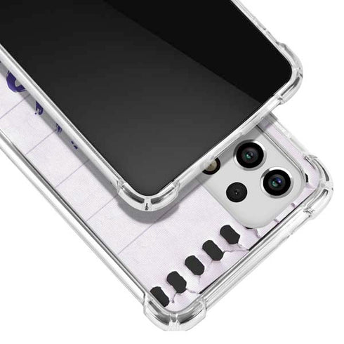 When Words Fail Music Speaks Galaxy A53 5G Clear Case