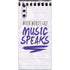 When Words Fail Music Speaks Galaxy Note 10 Skin