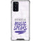 When Words Fail Music Speaks Galaxy Note20 5G Clear Case