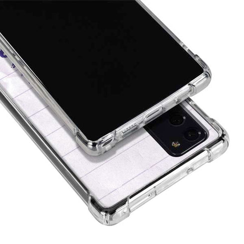 When Words Fail Music Speaks Galaxy Note20 5G Clear Case