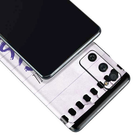 When Words Fail Music Speaks Galaxy S20 Fan Edition Skin