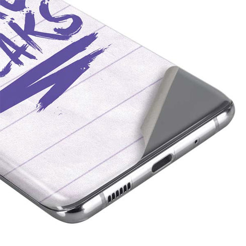 When Words Fail Music Speaks Galaxy S20 Plus Skin