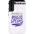 When Words Fail Music Speaks Galaxy S22 Plus Pro Case