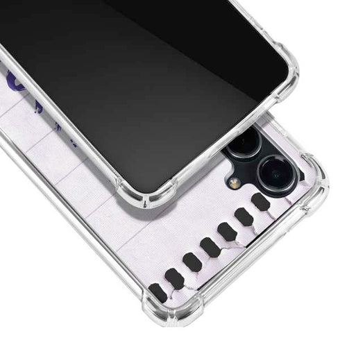 When Words Fail Music Speaks Galaxy S23 FE Clear Case