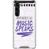 When Words Fail Music Speaks Galaxy S23 Plus Clear Case