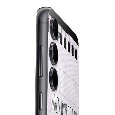 When Words Fail Music Speaks Galaxy S23 Plus Skin