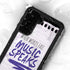 When Words Fail Music Speaks Galaxy S23 Plus Waterproof Case