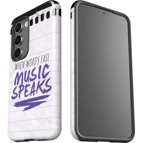 When Words Fail Music Speaks Galaxy S23 Pro Case