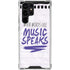 When Words Fail Music Speaks Galaxy S24 Ultra Clear Case