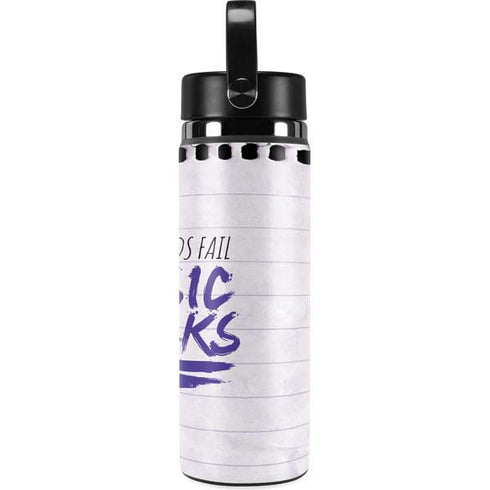 When Words Fail Music Speaks Hydro Flask 20oz Wide Mouth Skin