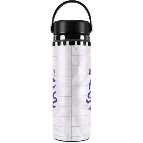 When Words Fail Music Speaks Hydro Flask 20oz Wide Mouth Skin