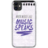 When Words Fail Music Speaks iPhone 11 Clear Case