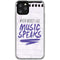 When Words Fail Music Speaks iPhone 11 Pro Clear Case