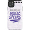When Words Fail Music Speaks iPhone 11 Pro Max Impact Case