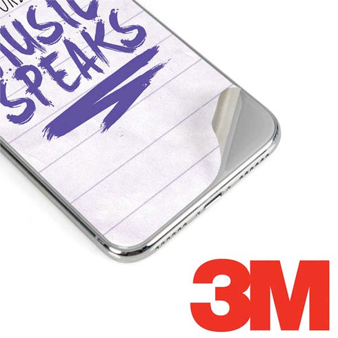 When Words Fail Music Speaks iPhone 11 Pro Skin
