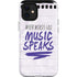 When Words Fail Music Speaks iPhone 12 Mini Impact Case