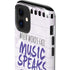 When Words Fail Music Speaks iPhone 12 Mini Impact Case