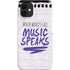 When Words Fail Music Speaks iPhone 12 Mini Lite Case