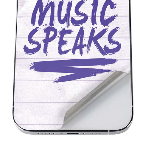 When Words Fail Music Speaks iPhone 12 Pro Max Skin