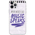 When Words Fail Music Speaks iPhone 12 Pro Skin
