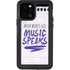 When Words Fail Music Speaks iPhone 12 Pro Waterproof Case