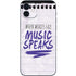 When Words Fail Music Speaks iPhone 12 Skin