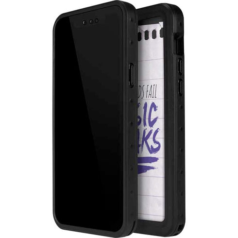 When Words Fail Music Speaks iPhone 12 Waterproof Case