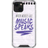 When Words Fail Music Speaks iPhone 13 Mini Clear Case