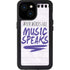 When Words Fail Music Speaks iPhone 13 Mini Waterproof Case