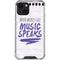 When Words Fail Music Speaks iPhone 14 Clear Case