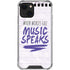 When Words Fail Music Speaks iPhone 14 Plus Clear Case